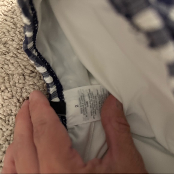 Blue and White Gingham one piece bathing suit — jcrew - Picture 2 of 3